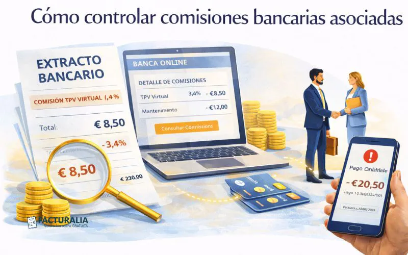 comisiones bancarias facturación