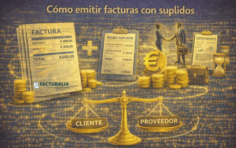 facturas con suplidos