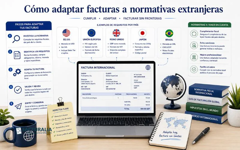 normativas internacionales facturación