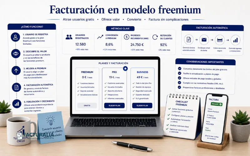 modelo freemium facturación